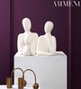 Wholeness Trio Embracing Family Sculpture (Set of 3)