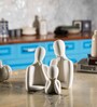 Wholeness Trio Embracing Family Sculpture (Set of 3)
