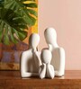 Wholeness Trio Embracing Family Sculpture (Set of 3)