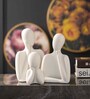 Wholeness Trio Embracing Family Sculpture (Set of 3)