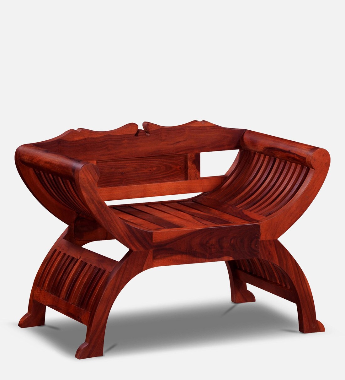 Buy William Solid Wood Armchair In Honey Oak Finish By Amberville