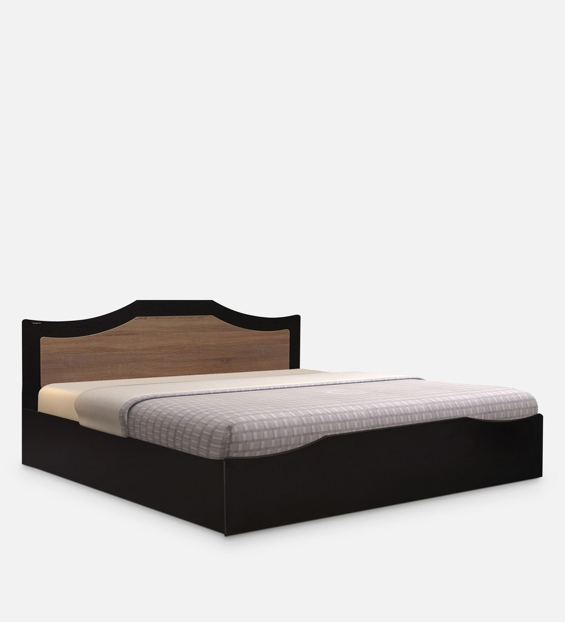 Buy Willy King Size Bed with Storage in Wenge/Oak Finish By Nilkamal ...