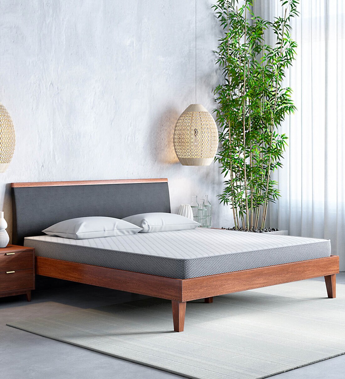 Buy Wink Orthopedic 6 inch Rebonded Foam King Size Mattress at 35 OFF