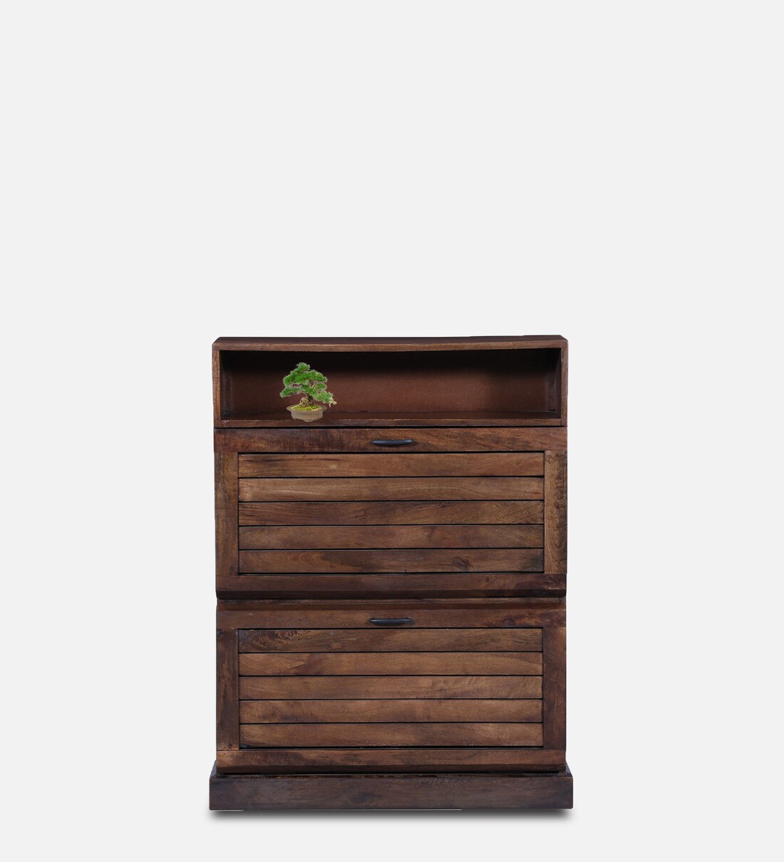 Buy Winlock Tilt Out Shoe Rack In Provincial Teak Finish By Woodsworth