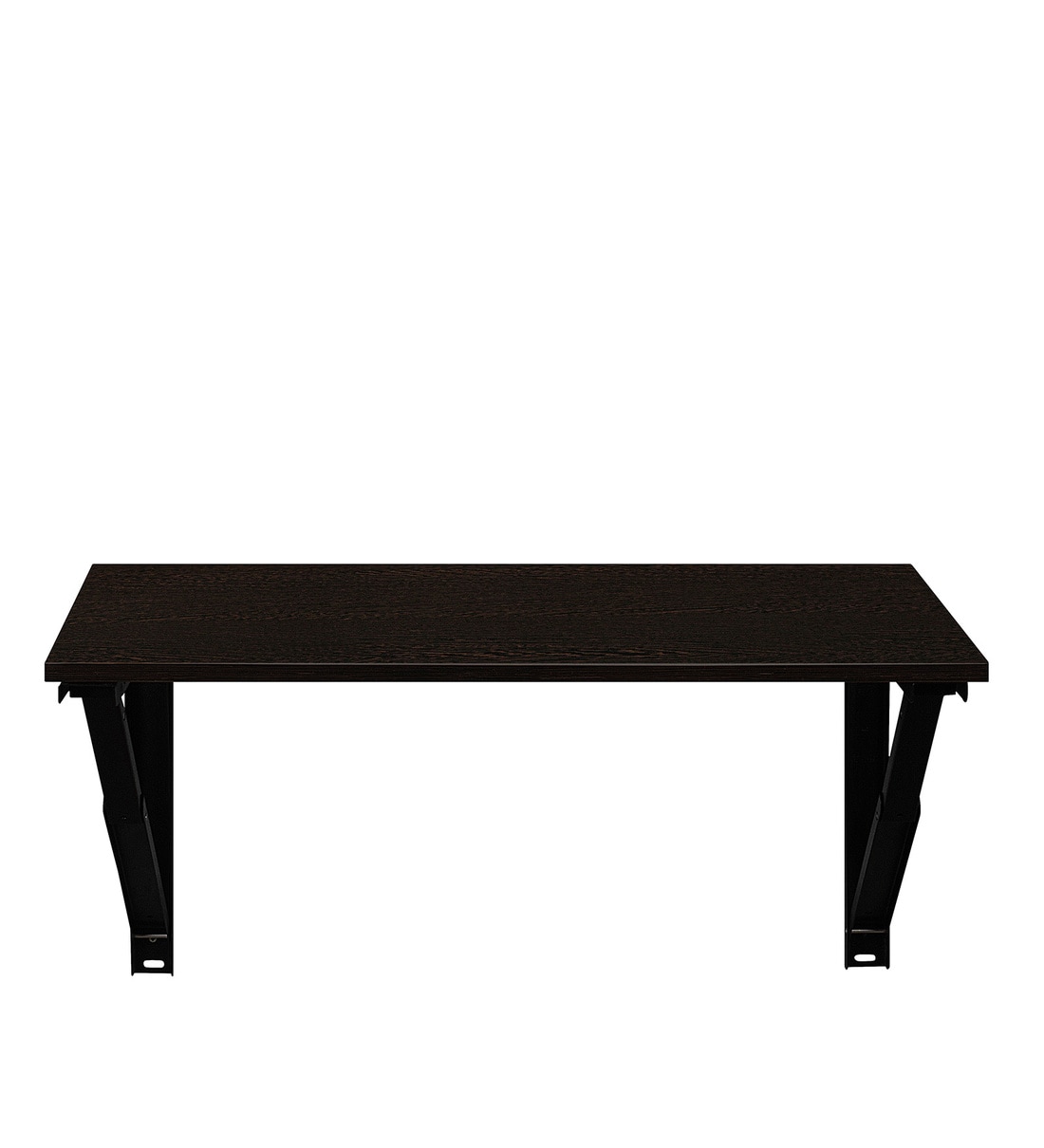 Buy Wizard Wall Mounted Foldable Study Table in Wenge Colour by Delite kom Online Wall Mounted
