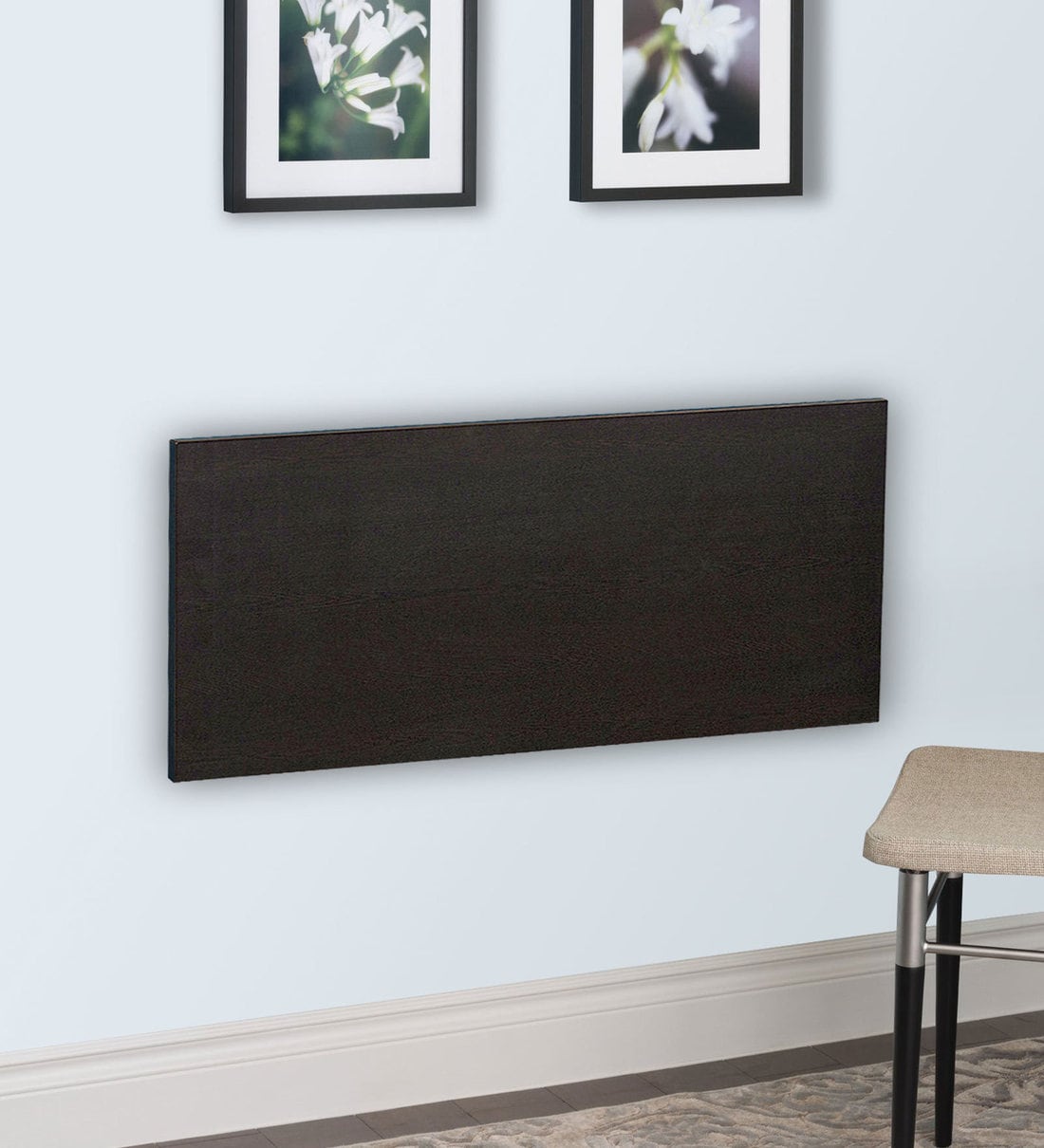 Buy Wizard Wall Mounted Foldable Study Table in Wenge Colour by Delite kom Online Wall Mounted