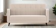 Wiki Velvet 3 Seater Sofa In Camel Beige Colour