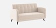 Wiki Velvet 3 Seater Sofa In Camel Beige Colour