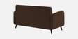 Wiki Velvet 3 Seater Sofa In Cholocate Brown Colour