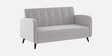 Wiki Velvet 3 Seater Sofa in Concrete Grey Colour