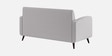 Wiki Velvet 3 Seater Sofa in Concrete Grey Colour