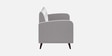 Wiki Velvet 3 Seater Sofa in Concrete Grey Colour