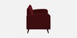 Wiki Velvet 3 Seater Sofa In Dark Maroon Colour