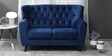 Imelda Velvet 2 Seater Sofa In Royal Blue Colour