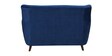 Imelda Velvet 2 Seater Sofa In Royal Blue Colour