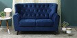 Imelda Velvet 2 Seater Sofa In Royal Blue Colour
