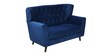 Imelda Velvet 2 Seater Sofa In Royal Blue Colour