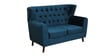 Imelda Velvet 2 Seater Sofa In Teal Blue Colour