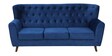 Imelda Velvet 3 Seater Sofa In Royal Blue Colour