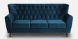 Imelda Velvet 3 Seater Sofa In Teal Blue Colour