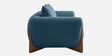 Wishper Boucle Fabric 2 Seater Sofa In Classic Blue Colour