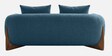 Wishper Boucle Fabric 2 Seater Sofa In Classic Blue Colour