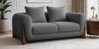 Wishper Boucle Fabric 2 Seater Sofa In Lava Grey Colour
