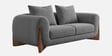 Wishper Boucle Fabric 2 Seater Sofa In Lava Grey Colour