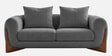 Wishper Boucle Fabric 2 Seater Sofa In Lava Grey Colour