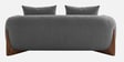 Wishper Boucle Fabric 2 Seater Sofa In Lava Grey Colour