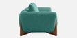 Wishper Boucle Fabric 2 Seater Sofa In Ocean Blue Colour