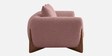 Wishper Boucle Fabric 2 Seater Sofa In Rose Pink Colour