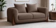 Wishper Boucle Fabric 2 Seater Sofa In Truffle Brown Colour