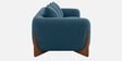Wishper Boucle Fabric 3 Seater Sofa In Classic Blue Colour