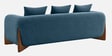 Wishper Boucle Fabric 3 Seater Sofa In Classic Blue Colour