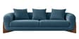 Wishper Boucle Fabric 3 Seater Sofa In Classic Blue Colour