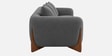 Wishper Boucle Fabric 3 Seater Sofa In Lava Grey Colour