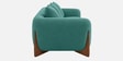 Wishper Boucle Fabric 3 Seater Sofa In Ocean Blue Colour