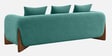 Wishper Boucle Fabric 3 Seater Sofa In Ocean Blue Colour