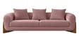 Wishper Boucle Fabric 3 Seater Sofa In Rose Pink Colour