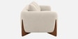 Wishper Boucle Fabric 3 Seater Sofa In Shell White Colour