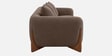 Wishper Boucle Fabric 3 Seater Sofa In Truffle Brown Colour