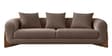 Wishper Boucle Fabric 3 Seater Sofa In Truffle Brown Colour