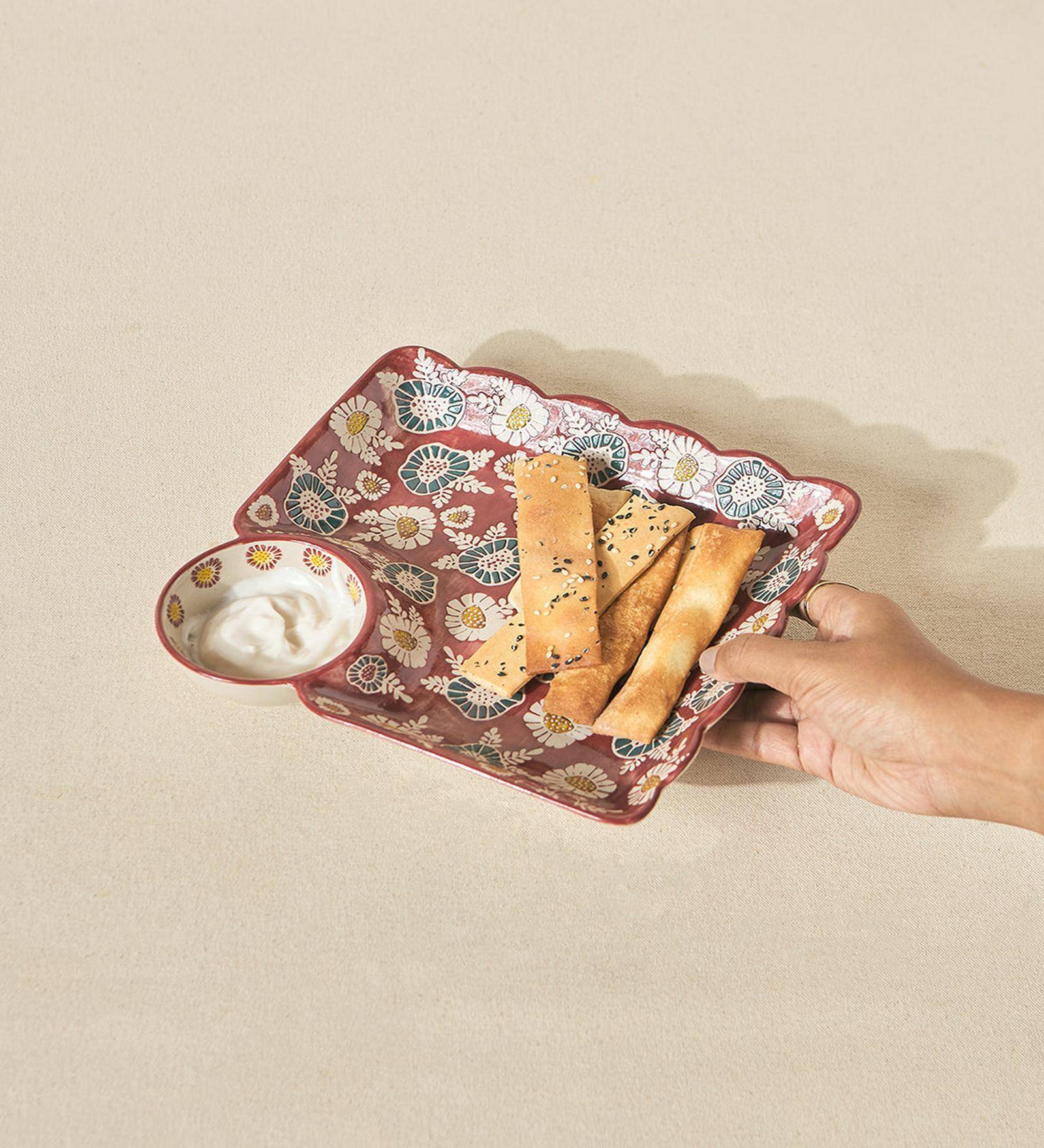Wildflower Chip & Dip Platter, 120ml