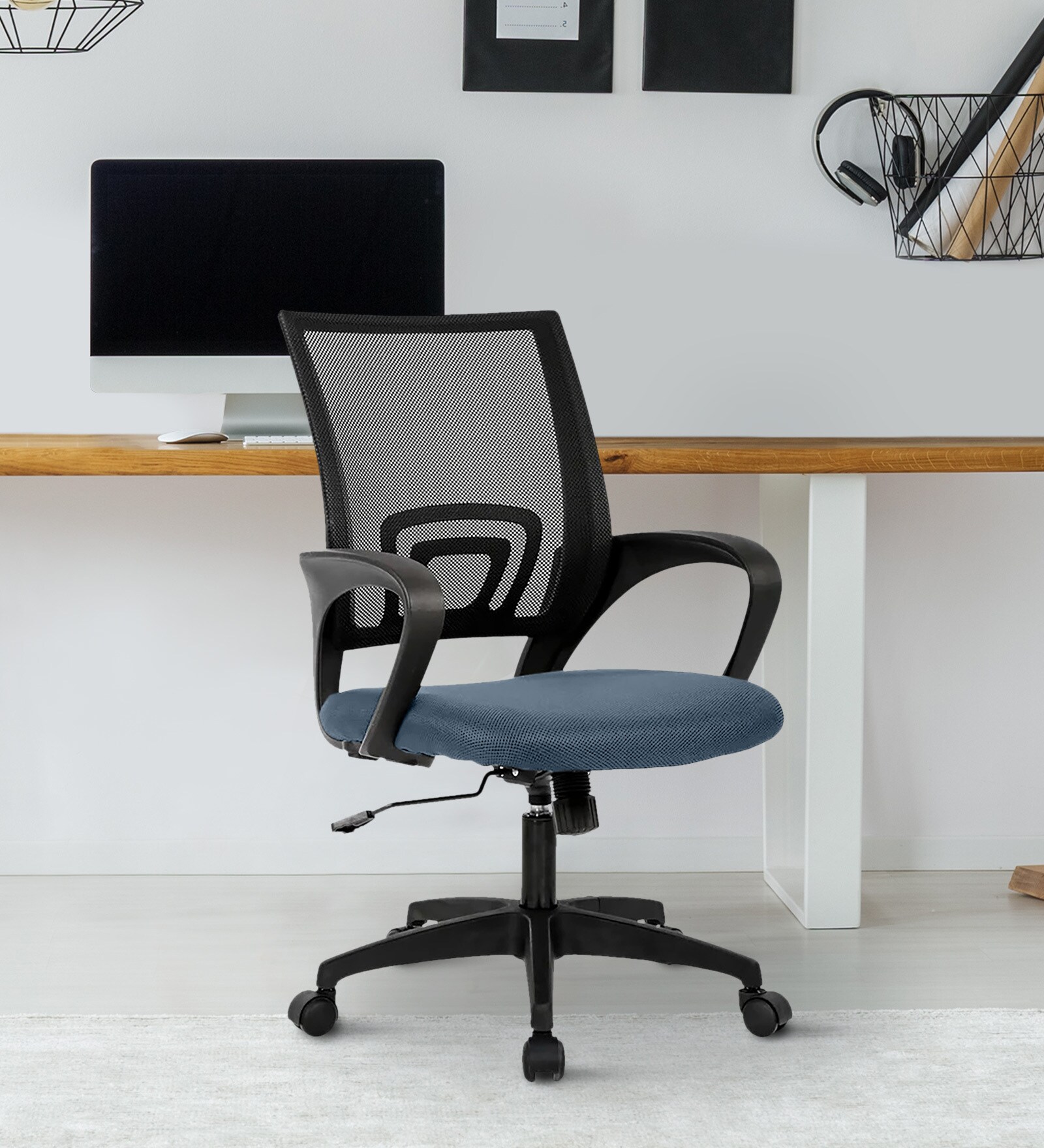 Buy Wilson Breathable Mesh Ergonomic Chair in Grey Colour at 13 OFF by