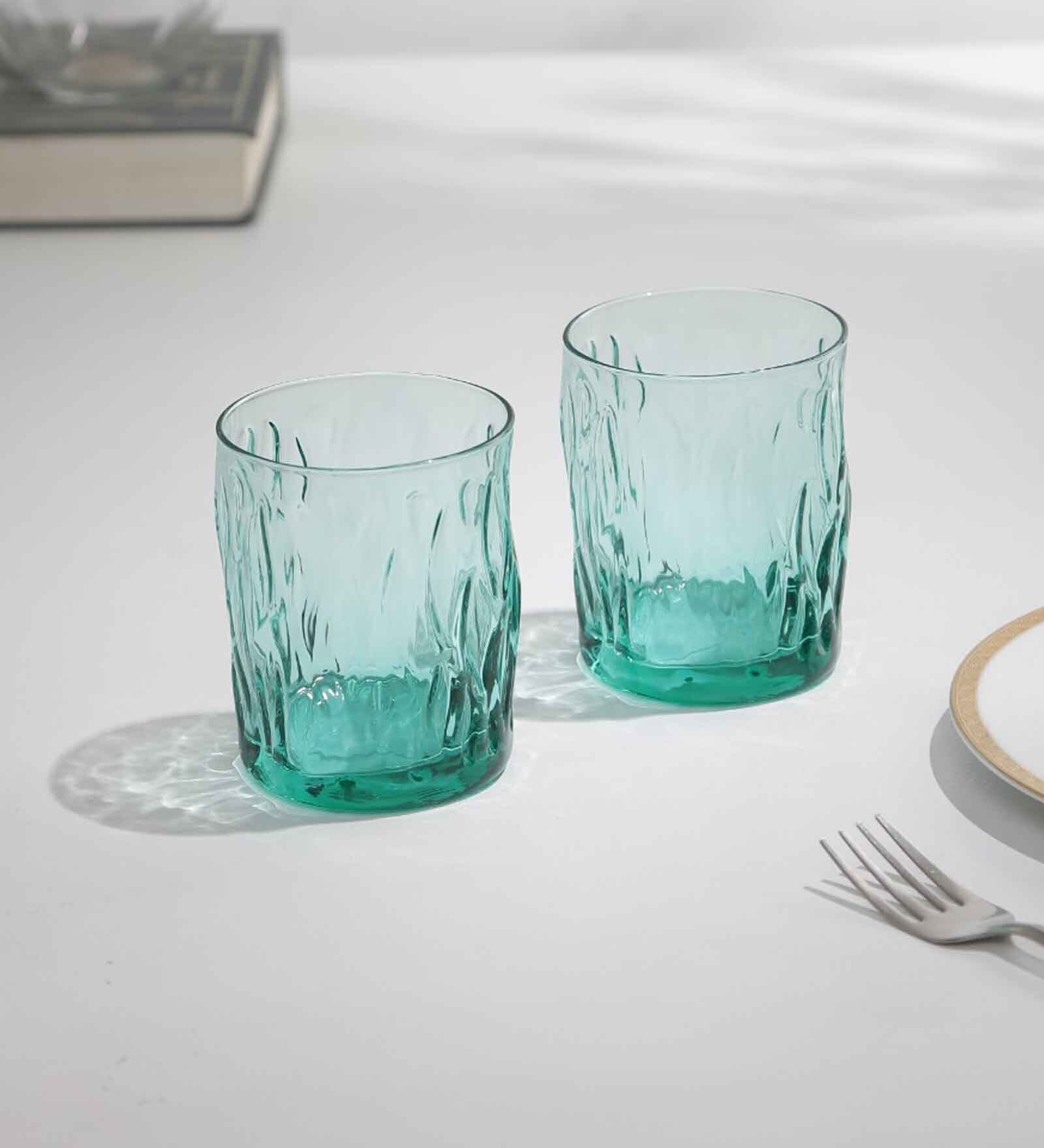 Wind 300ml Green Glass (Set of 6) Everyday Glasses