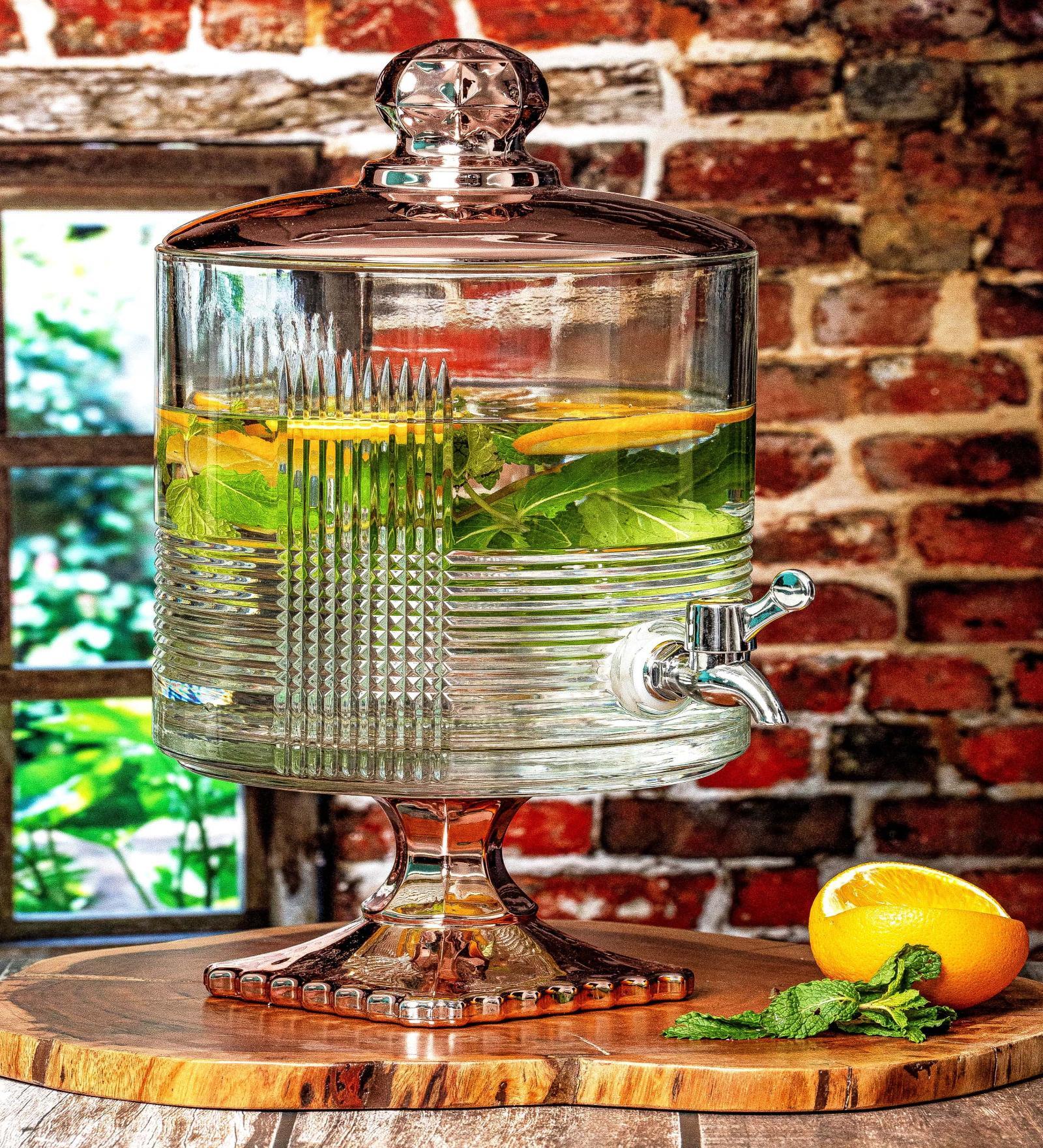 Winston Rose Gold Glass Dispenser