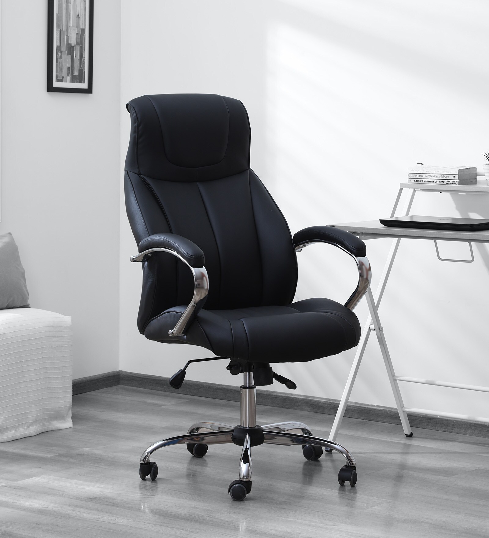 Wiz High Back Executive Chair in Black Colour