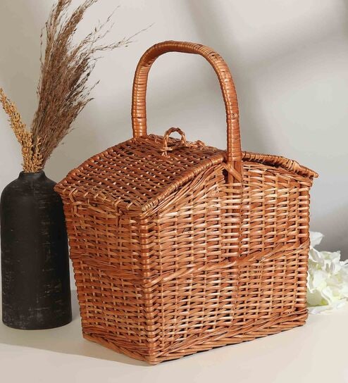 Wicker Picnic Basket | Wicker Travel Basket