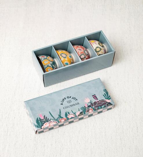 Wildflower Bowls Gift Set of 4, 220ml